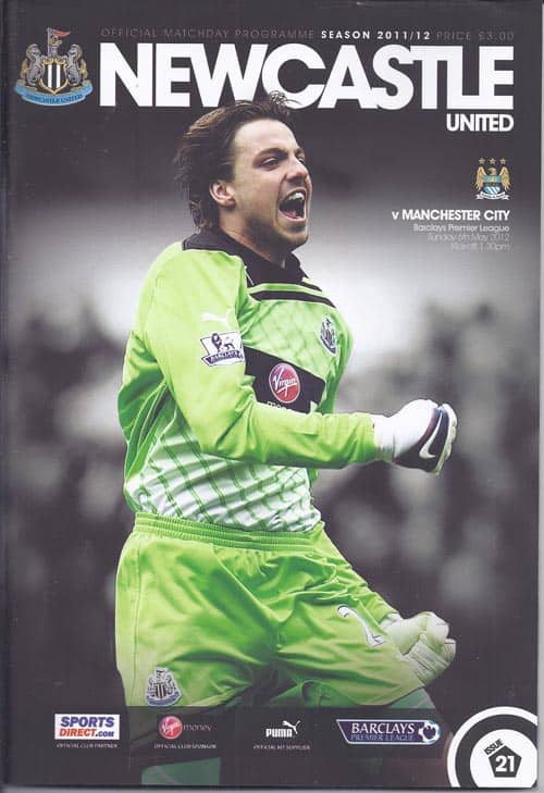 Newcastle United FC v Manchester City FC